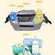 thumbnail image 4 of Bolsa organizadora de cochecito de bebé, bolsa de pañales, gancho, botella de bebé, taza, carro, impermeable, accesorios de cochecito de gran capacidad, bolsa de viaje, 4 of 4