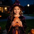 thumbnail image 6 of Ltvvegg Halloween Goodie Bags, Trick or Treat Bags, Pumpkin Halloween Candy Bags with Drawstring, Halloween Gift Bags Candy Pouches for Halloween Party Favors(4x6In), 6 of 7