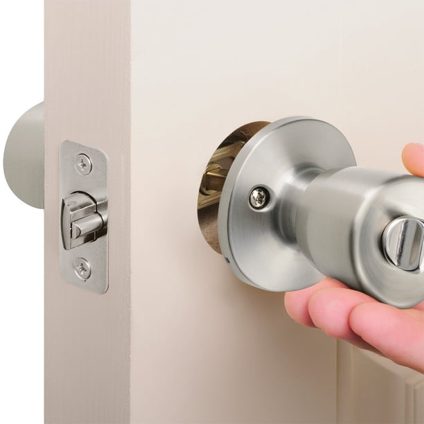 Hyper Tough Keyed Entry Tulip Style Doorknob and Deadbolt Double
