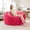 Red, variant on Oversized Memory Foam Bean Bag Chair, Large Gaming Sofa & Working Lounge Loveseat, Cozy Floor Couch with Washable Cover & Sleeper Bed for Living Room, Great Holiday Gift