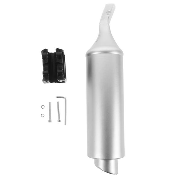 Bike Turbo Exhaust Pipe with Motorcycle Sound Effects 1 Set for Bicycle Noise Maker Accessories