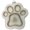 Paw Print, variant on Krebs 4-Pk. Glaas Ornaments