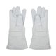 thumbnail image 3 of Par de guantes de soldadura con palma completa, resistentes al desgaste, Protector de mano resistente al calor, cuero de vaca, gris, para cortar, 3 of 5