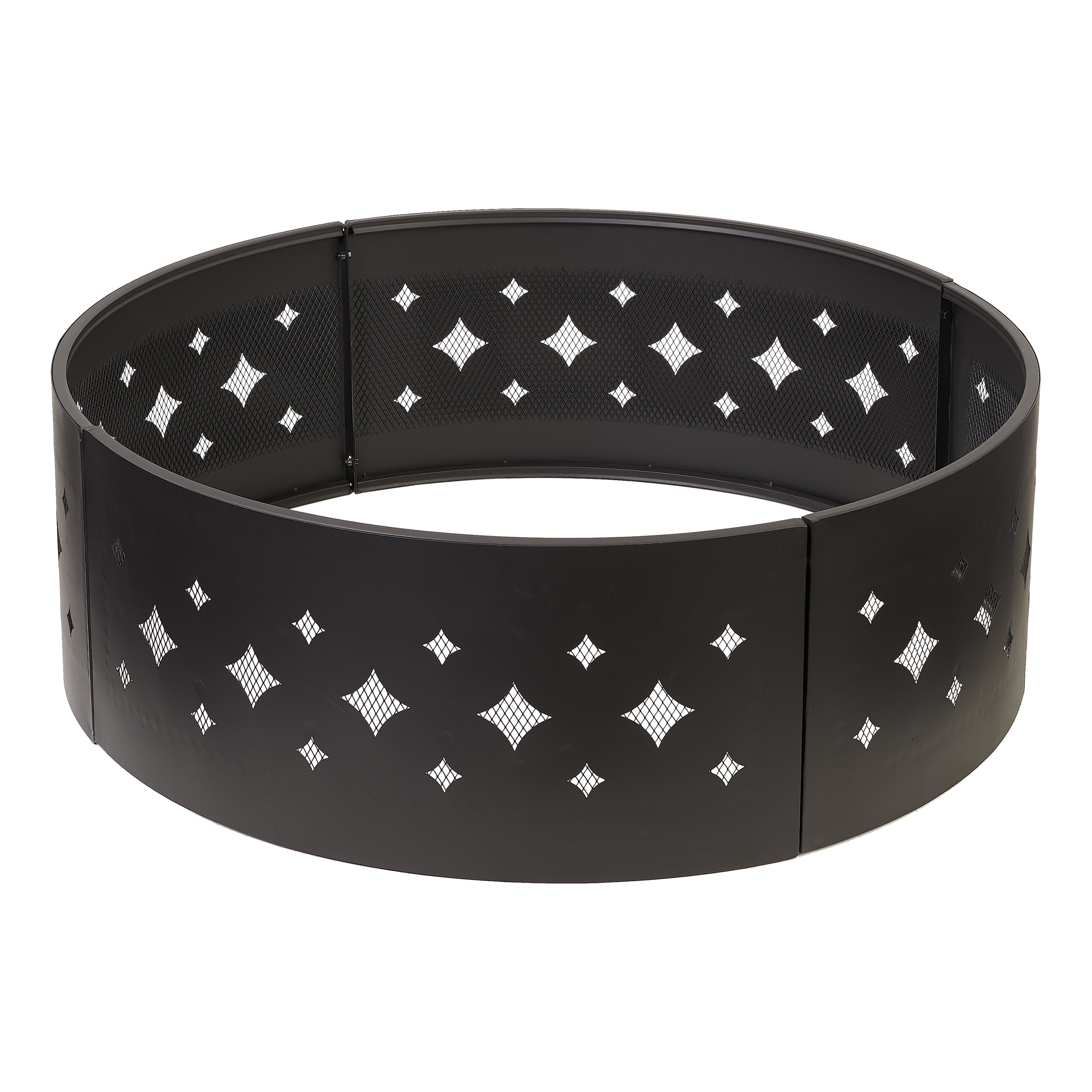 Mainstays 36 Steel Wood Burning Fire Pit Ring Walmart Com Walmart Com