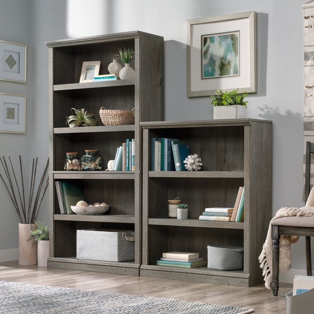 Sauder Miscellaneous Storage 5Shelf Bookcase, Mystic Oak Finish