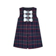 thumbnail image 1 of Girls Dress Plaid A-line Bow Tie School Uniform 4 Years, 1 of 5