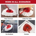 thumbnail image 4 of Cabezal de repuesto Tidy Monster para mopa O-Ceda Easy Wring Spin, 4 of 9