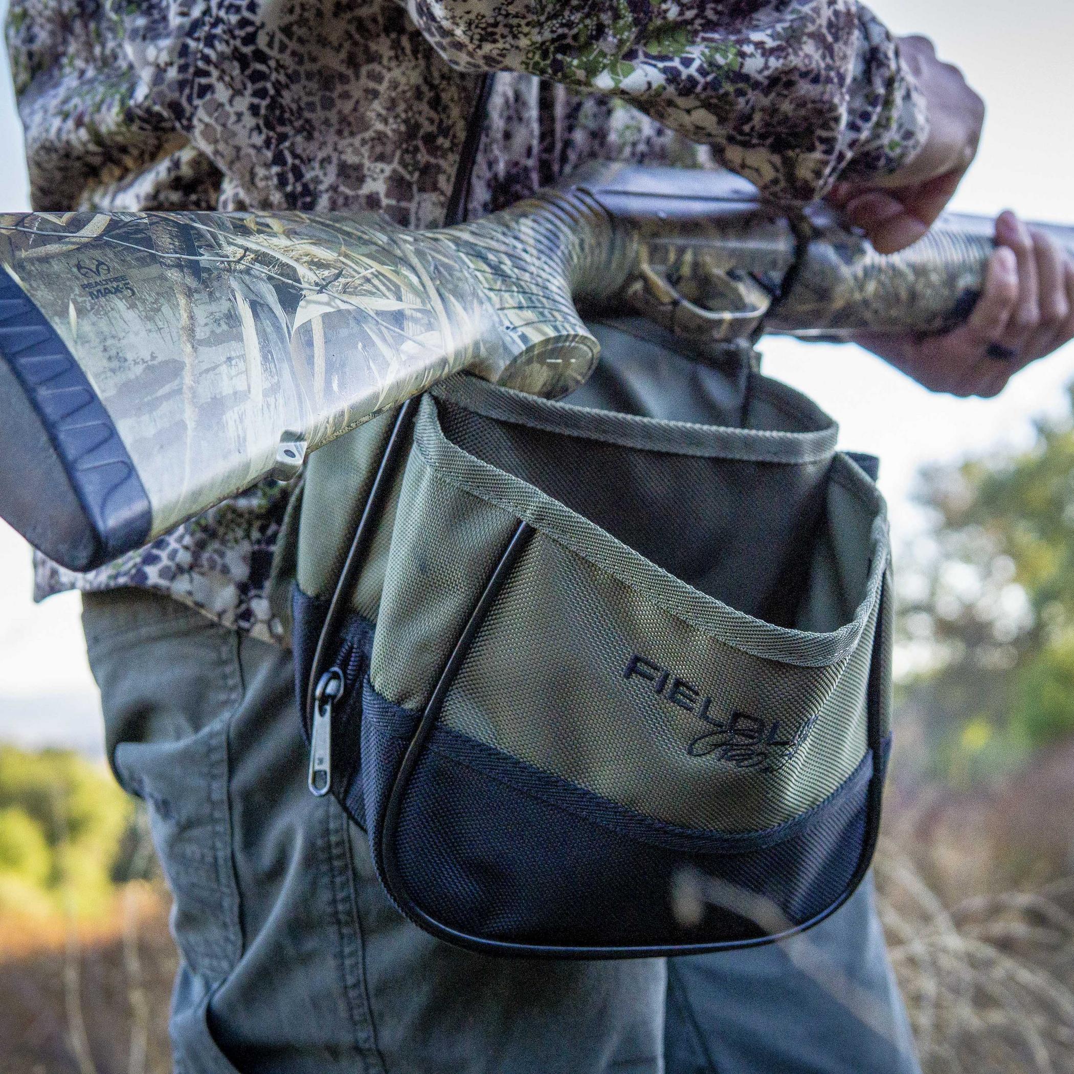 Fieldline Pro Green Small Trap Shooting 1 Shell Ammo Pouch Holder Poly, 8.6 in x 7.1 in, 0.67lb, New, 25 Rounds