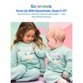 thumbnail image 4 of Garanimals Baby & Toddler Girls Fleece Sweatpants, Wide Leg, Sizes 0-6T, 4 of 8