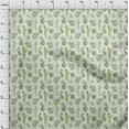 thumbnail image 4 of oneOone Cotton Cambric Pear Green Fabric Cactus Fabric For Sewing Printed Craft Fabric By The Yard 42 Inch Wide, 4 of 5