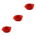 thumbnail image 1 of Guardoinrt 1/2/3 Mariage Fête Gâteau Restaurant Réutilisable Lavable Mousse Ronde Moule Cuisine Gadget Accessoires Rouge 10 Pouces 3PCS, 1 of 6