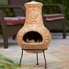 Outdoor Clay Chimineas Terra Cotta