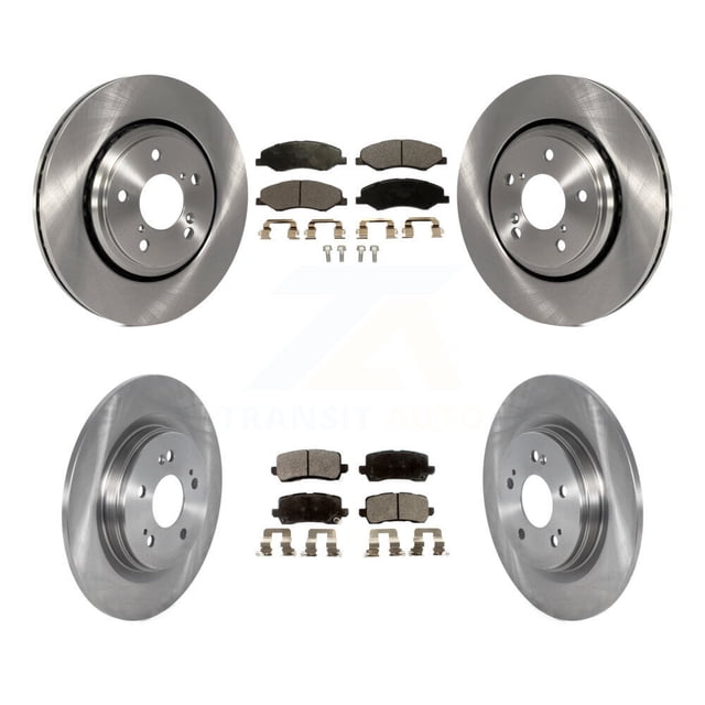 Transit Auto Front Rear Disc Brake Rotors and Ceramic Pads Kit for Car 2018-2023 Honda Odyssey K8T-103233
