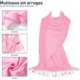 thumbnail image 3 of Bufanda Bluelander de Invierno para Mujer, Rosa, 3 of 5