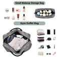 thumbnail image 4 of Travel Duffel Luggage Bag Sports Duffle Bag Gym Bag with Zipper Halloween Design, 4 of 7