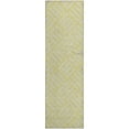 thumbnail image 2 of Addison Rugs Mayfield Washable Transitional Squares Yellow Runner Rug, 2'3" x 7'6", 2 of 5