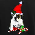 thumbnail image 3 of CafePress - English Bulldog Christmas Pajamas - Women's Short Sleeve Print T-Shirt and Pants Dark Cotton Pajama Set, 3 of 7