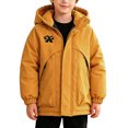 thumbnail image 3 of LangJing Boys Puffer Hooded Jacket Insulated Outdoor Winter Coat Youth Kids Windproof Warm Zip Up Outerwear, 5-15Years, 3 of 7