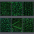 thumbnail image 2 of Halloween Luminous Nail Art Stickers Decals 6 Sheets Nail Art Supplies 3D Self-adhesive Nail Art Decoration Skull Pumpkin Funny Nail Art Accessories for Women and Girls DIY Acrylic Nail Art, 2 of 8