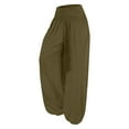 thumbnail image 4 of Bovemsi Women's Casual Pants Trendy Harem Women High Waist Yoga Plus Size Loose Daily Lightweight Joggers Wide Leg Casual Pants with Pockets, 4 of 4