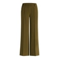 thumbnail image 2 of Scoop Women’s and Women's Plus Crepe Wide Leg Trousers, 32", 32.5", and 34" Inseams, Sizes 0-28, 2 of 5