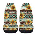 thumbnail image 5 of XYZCANDO Sunflower Pattern Front Seats Protector 2 Piece Full Protection Vehicle Seat Covers Car Interior car Front Seats, Breathable Waterproof SUV Van, 5 of 10