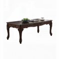 thumbnail image 3 of Traditional Dark Cherry Finish Wood Coffee Table with Ornate Detailing and Claw Feet, 3 of 5