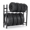 thumbnail image 4 of Baohd Metal Alloy Tire Rack For 1/10 SCX10 Crawler RC Car Accessories RC Upgrade Part Black, 4 of 6