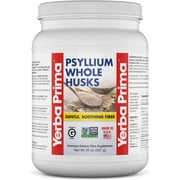 Yerba Prima Psyllium Whole Husks Colon Cleanser Weight Loss Bulk 20-Ounce