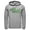 Athletic Heather, variant on Men's Justice League Arrow Logo  Pull Over Hoodie Athletic Heather Large
