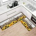 thumbnail image 3 of Rustic Sunflower Kitchen Rugs Sets of 2, Sunflower Bless Kitchen Mat Washable Non-Slip Kitchen Floor Mats for in Front of Sink Sunflower Kitchen Decor, 3 of 6