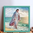 thumbnail image 2 of (11CTACC-2486__C__ 40x40) hilo algodón ecológico bordado 11CT 3 hebras impresión 40*40cm kit serie personajes punto cruz sacerdote, 2 of 9