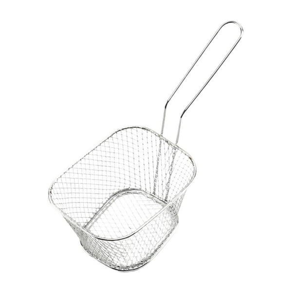 Cesta para freidora, cesta para papas fritas, herramienta de cocina portátil multiusos, plancha para alimentos S