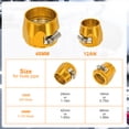 thumbnail image 3 of 2pcs 48MM Hose Finisher Clamp Aluminium Alloy Fuel Line Hose Clips, Black, 3 of 7