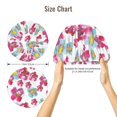 thumbnail image 5 of Yiaed Watercolor Flowers Print Satin Bonnet Silk Bonnet Hair Bonnet for Sleeping Hair Bonnets, 5 of 6