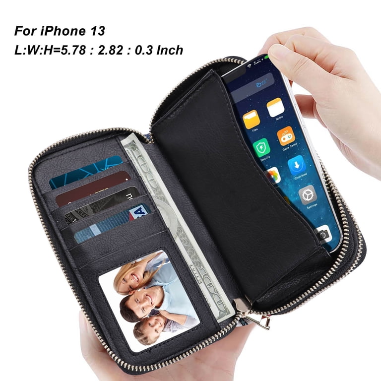 HAWEE Removable Wristlet Cell Phone Wallet, Owl Print photo 3