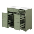 thumbnail image 2 of YANSHE Bathroom Vanity With Integrated Sink, 36" Bathroom Cabinet With Flip Drawer And 3 Drawers, Vanity Set With Soft-Closing Doors, Easy Installation, 2 of 9