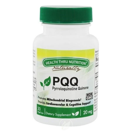 Health Thru Nutrition PQQ 20mg 30 Capvegi, Pack of 2