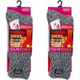 thumbnail image 1 of 2-Pack Polar Extreme Thermal Extra Heavy Acrylic Winter Marled Socks, 1 of 8
