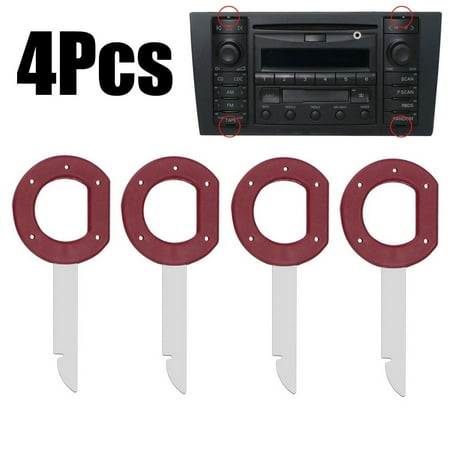 

4Pcs Car CD Player Radio Stereo Release Removal Repair Tools Keys Metal Tool