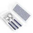 thumbnail image 4 of Rateoe Daisies Flowers for Stainless Steel Kids Silverware Set - Child and Toddler Safe Flatware - Children's Knife, Fork And Spoon Set, 4 of 8