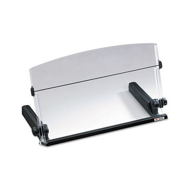 In-Line Freestanding Copyholder, 300 Sheet Capacity, Plastic, Black/Clear In-Line Freestanding Copyholder, 300 Sheet Capacity, Plastic, Black/Clear