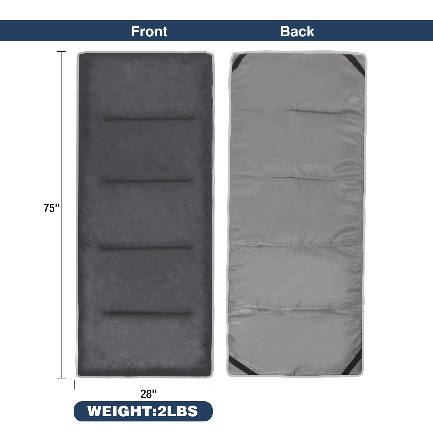 camp cot mattress pad