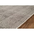 thumbnail image 3 of Nuloom 8' x 10' Hand Loomed Herringbone Cotton Rug in Gray, 3 of 3