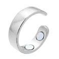 thumbnail image 1 of Anillo magnético terapéutico para hombre, anillo abierto ajustable, regalo de joyería antironquidos oso de fresa Hogar, 1 of 4