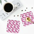 thumbnail image 5 of Gaeub Orchids Flowers Print 6 Pcs Leather Coasters for Drinks ,Drink Coasters Sets,Drink Table Cup Coasters for Living Room Kitchen Coffee Decor,Square, 5 of 7