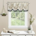 thumbnail image 2 of Ben&Jonah Simple Elegance Venezia Tuck Valance with Buttons - 58x14 - Grey, 2 of 3