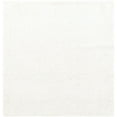 thumbnail image 5 of Unique Loom Davos Shag Collection Area Rug - Solid (7' 10" Square White/Ivory), 5 of 7