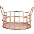thumbnail image 4 of AURARMLET Round Metal Basket For Organizing Makeup Snacks And Sundries Storage For Desktop Tabletop Use, 4 of 8