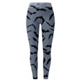 thumbnail image 6 of Womens Halloween Leggings Elastic High Waist Funny Print Slim Fit Lifting Tights Pants Workout Yoga Pants, 6 of 6
